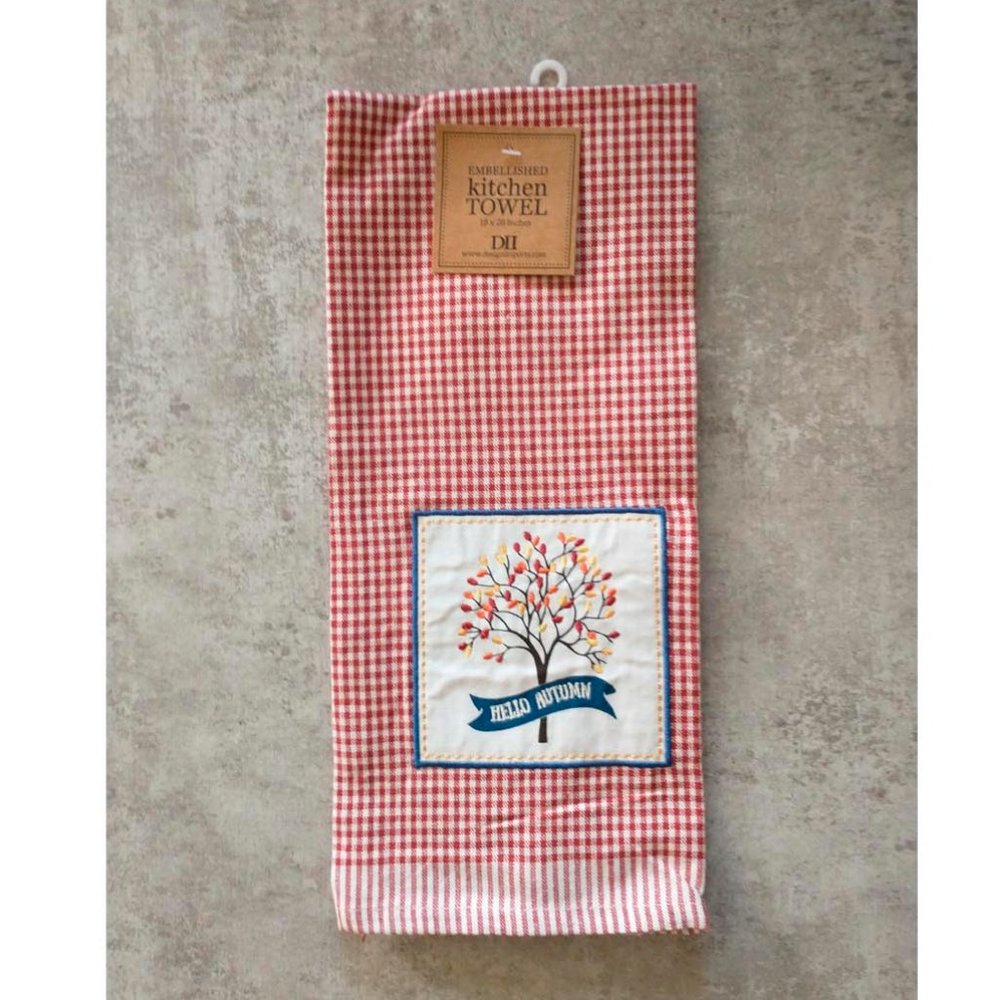 🍂 DII Hello Autumn Kitchen Dishtowel